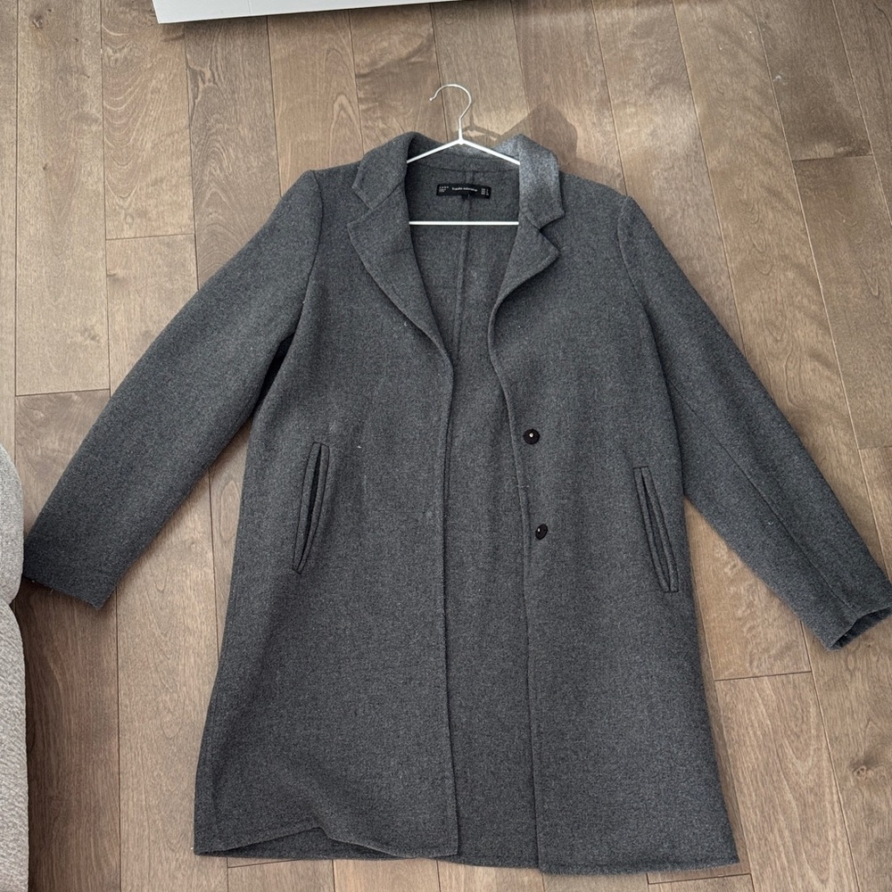 Zara Gray Trench Coat for Spring/Fall